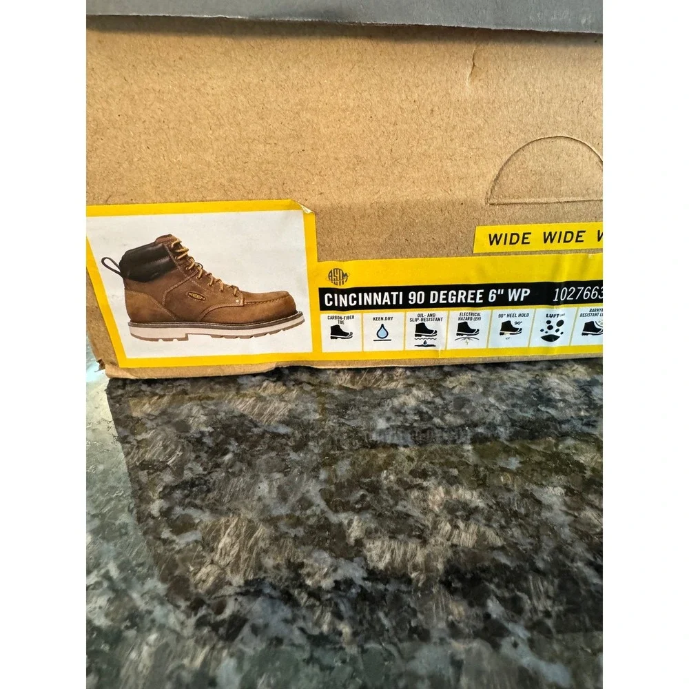 Keen Utility Cincinnati 6 Waterproof Carbon Fiber Toe Work Boots 10.5 EE